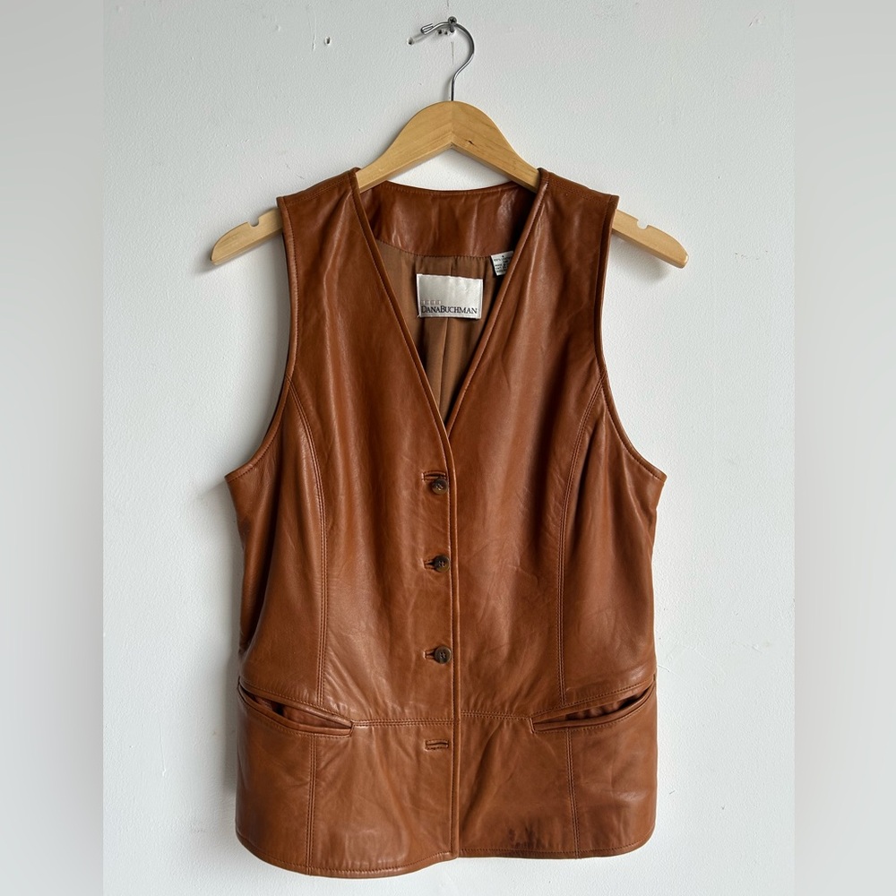 Vintage Buttery Leather Vest
